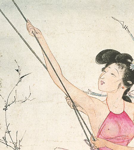 古县-胡也佛的仕女画和最知名的金瓶梅秘戏图